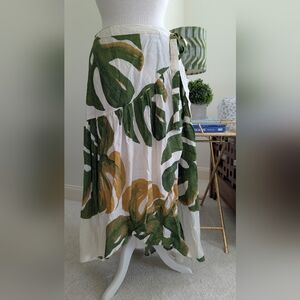 Rachel Zoe Palm Wrap Skirt